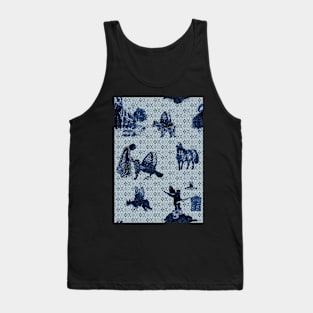 Surreal shetland - Blue Tank Top